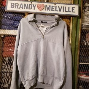 brandy melville blue missy sweatshirt